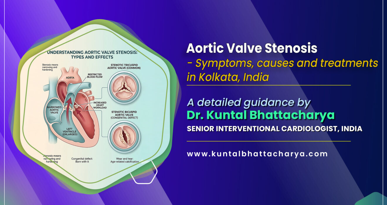 ‘Aortic valve stenosis - Symptoms, causes and treatments in Kolkata, India’ – a detailed guide by Dr. Kuntal Bhattacharya Senior Interventional Cardiologist, Narayana Health RN Tagore Hospital, Kolkata