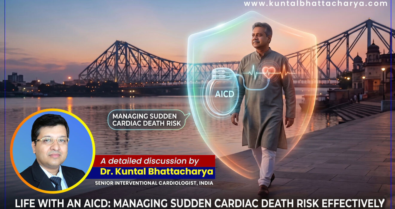 An ultimate guide to 'Life with an AICD: Managing Sudden Cardiac Death Risk Effectively' by Dr. Kuntal Bhattacharya Senior Interventional Cardiologist, Narayana Health – RN Tagore Hospital, Kolkata