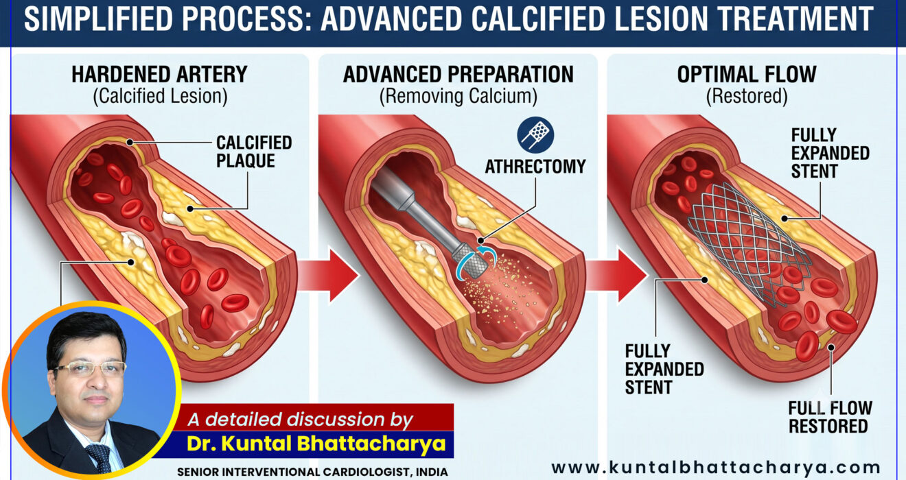 ‘What is a Calcified Lesion? Advanced Solutions for Hardened Arteries’ – a detailed guide by Dr. Kuntal Bhattacharya, Senior Interventional Cardiologist, Narayana Health – RN Tagore Hospital, Kolkata