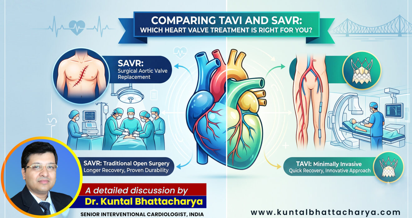 An ultimate guide on ‘Comparing TAVI and SAVR: Which Heart Valve Treatment is Right for You?’ –  by Dr. Kuntal Bhattacharya, Senior Interventional Cardiologist, Narayana Health – RN Tagore Hospital, Kolkata