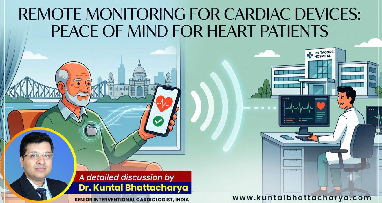 ‘Remote Monitoring for Cardiac Devices: Peace of Mind for Heart Patients’ – A guide by Dr. Kuntal Bhattacharya, Senior Interventional Cardiologist, Narayana Health – RN Tagore Hospital, Kolkata